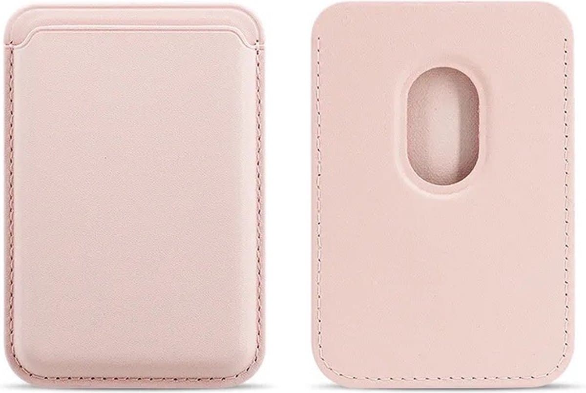 Waeyz - Magnetische Kaarthouder Geschikt Voor iPhone 12/13/14/15/16/17 Pasjeshouder Compatible voor Magsafe - Magnetische Card Holder Portemonnee - Roze — afbeelding 1