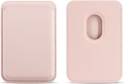 Waeyz - Magnetische Kaarthouder Geschikt Voor iPhone 12/13/14/15/16/17 Pasjeshouder Compatible voor Magsafe - Magnetische Card Holder Portemonnee - Roze — thumbnail 1