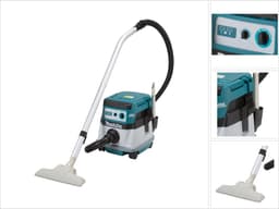 Makita DVC862LZ 36V (2x 18V) Li-Ion accu Stofzuiger - L-klasse - 8L - koolborstelloos — thumbnail 4