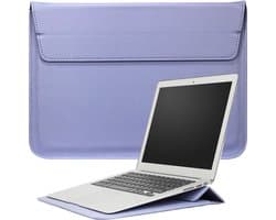 2-in-1 Laptopsleeve 10 tot 12 inch - Wijnrood - Laptopsleeve voor Dames / Heren - Laptop Tas Sleeve met Standaard
