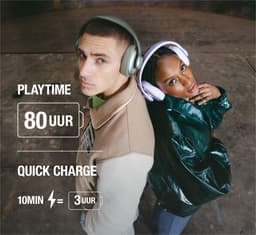 Fresh 'n Rebel Clam Blaze – Draadloze Bluetooth Koptelefoon – 80 uur Speelduur – Met volume wiel - Storm Grey — thumbnail 5