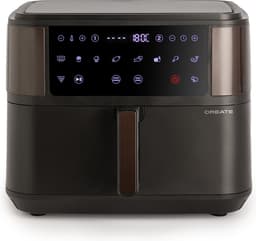 CREATE - Airfryer zonder olie 10 L met scheidingssysteem - 10 vooringestelde programma's - Zwart - AIR FRYER DUAL — thumbnail 1