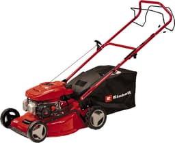 Einhell Benzine Grasmaaier GC-PM 46/5 S - 132 cm³ - 2 kW - 4-takt - Maaibreedte: 46 cm - Aanbevolen gazonoppervlakte: tot 1400 m² - 65 L opvangbak - Maaihoogte: 25-80 mm — thumbnail 1