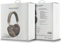 Guess G-Cube Bluetooth Stereo Over-Ear Koptelefoon - Bruin — thumbnail 4