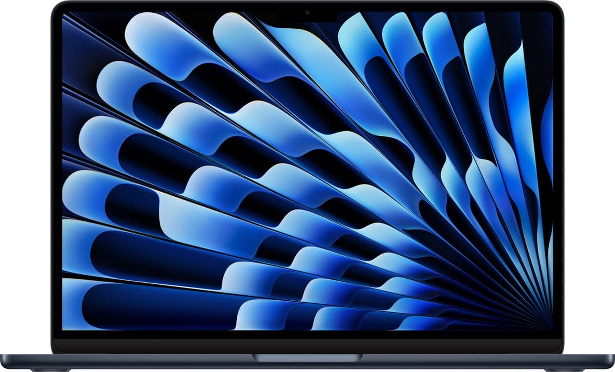 Apple MacBook Air (2024) - MRXV3N/A- 13.6 - M3 - 8 GB - 256 GB - Midnight — afbeelding 1