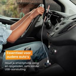 R2B Telefoonhouders Auto Zuignap met Draadloze Oplader + Bluetooth Transmitter Auto - Raam/Dashboard/Ventilatie - Gsm Houder Auto - FM Transmitter - Autolader - Auto Accessoires — thumbnail 3