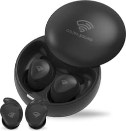 Golden Sound Oordopjes slapen - Draadloze oordopjes - Sleep Plugs - Actiev Noise Cancelling 24dB - Slaap Oortjes - Sport oordopjes - Geschikt voor elke laptop en smartphone - Zwart — thumbnail 1
