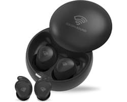 Golden Sound Oordopjes slapen - Draadloze oordopjes - Sleep Plugs - Actiev Noise Cancelling 24dB - Slaap Oortjes - Sport oordopjes - Geschikt voor elke laptop en smartphone - Zwart