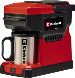 Einhell Accu Koffiezetapparaat TE-CF 18 Li Solo - Power X-Change - 18 V/Li-ion - Inhoud waterreservoir: 240 ml - 2-in-1: filterkoffie en koffiepadmachine - Geleverd inclusief 1x RVS koffiemok (240 ml) - Excl. accu en lader — thumbnail 1