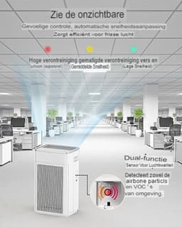 Velox Air Purifier Met Hepa Filter - Hepa Filter - Air Cleaner — thumbnail 3