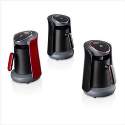 Arzum OKKA Minio Turkse Koffiemachine OK004-0500 | Zwart/Chroom - Dubbelzijdige koffiepot - 4 kopjes - 480W — thumbnail 5