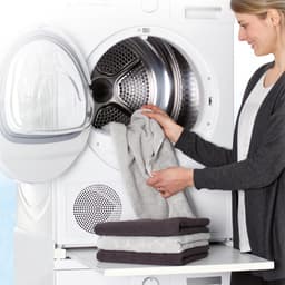 Scanpart tussenstuk voor wasmachine en droger met werkblad - Geschikt voor AEG Bosch LG Miele Samsung Siemens Zanussi Whirlpool - Stapelkit - Universeel — thumbnail 5