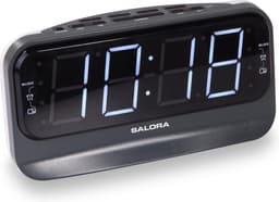 Salora CR616 Alarmklok met AM/FM Radio, Sleep- en Snoozefunctie — thumbnail 1