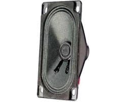 Visaton SC 5.9 ND - 4 Ohm 3.5 inch 9 cm Breedband-luidspreker 3 W 4 Ω Zwart Magnetisch afgeschermd, Ovaal