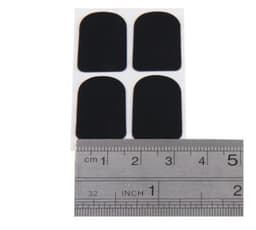 Mondstukkussen Klarinet - Klarinet/Sopraansaxofoon Mondstuk Patches Pads Kussens Zwart --- 0.8mm — thumbnail 4