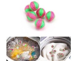 Set van 6 pluisballen - Voor in de wasmachine - Verwijderd haar en pluisjes