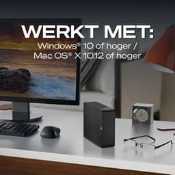 Externe Harde Schijf 6 TB - USB 3.0 Desktop HDD - Plug & Play - Voor PC en Laptop - Inclusief Dataherstelservice — thumbnail 3