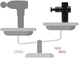 Draagbare Massage Gun - Spierverlichter - Spierherstel Bevorderen - Compact Mini Ontwerp - 14 cm Lang - Zwart — thumbnail 2