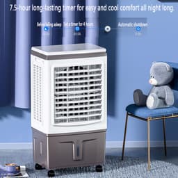 Grote Luchtkoeler - Verdampingskoeler Ventilator - Ruimte Koelen - Multifunctioneel 3-in-1 - 30L Reservoir - Wit — thumbnail 5