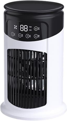 Ventilator - Persoonlijke Koeler - Persoonlijke Koeling - Draagbaar - 300ml Tank - Wit — thumbnail 1