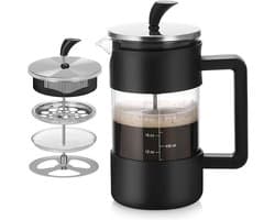 Koffiezetter Glas - Waterkoker - Koffie Bereiden - Druppelvrij Schenken - 1 Liter - Transparant
