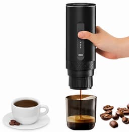 Loushops - Koffiezetapparaat - Koffiemachines - Draagbare koffiemachine - Elektrische koffiemachine - 2-in1 - Draadloos — thumbnail 1