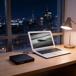Externe Schijf - Data Writer - Bestanden Overzetten - Snelle USB Koppeling - Compact Ontwerp - Wit — thumbnail 2