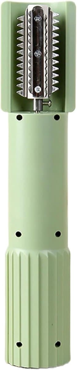 Keukenrasp Automatisch - Groente Versnipperaar - Maaltijden Bereiden - Draadloze Draagbare Keukenoplossing - 24.5 cm - Groen — thumbnail 1