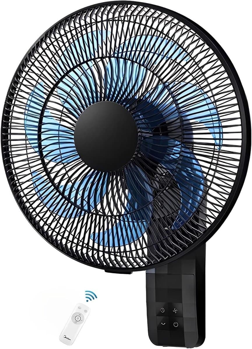 Wandventilator - Muurventilator - Ruimte Koelen - Oscillerend - 55 Watt - Wit — afbeelding 1