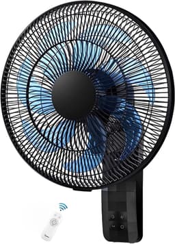 Wandventilator - Muurventilator - Ruimte Koelen - Oscillerend - 55 Watt - Wit — thumbnail 1