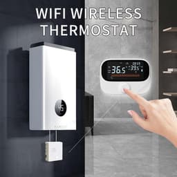Ketelthermostaat - Slimme Regelaar - Thuisverwarming - App Bediening - 1 Eenheid - Wit — thumbnail 4