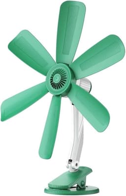 Elektrische Ventilator - Tafelventilator Klemventilator - Ruimte Koelen - 3-in-1 Montage - 142 x 89 cm - Groen — thumbnail 1