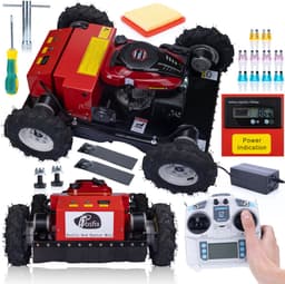 Rosfix Struikrooier Red Hunter Mini - Afstandsbediening, 7,6KM - 196cc, 4x4, 550mm Snijbreedte — thumbnail 1