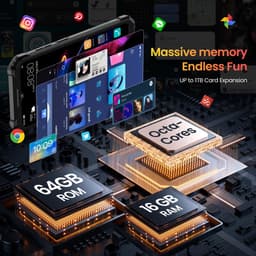 OUKITEL WP28E Outdoor Smartphone-10600mAh-16GB RAM-64GB ROM-13MP-IP68 Waterdicht-Android 14 — thumbnail 4