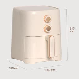 Elektrische Heteluchtoven - Airfryer Frituurpan - Gezond Koken - Snelle Luchtcirculatie - 45L - A — thumbnail 3