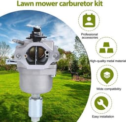 Carburateur Vervangingsset Hoogwaardig Metaal - Carburateur Synchronisatie Set - Grasmaaier Accessoires - Eenvoudig te Installeren - Verbeterde Energie-efficiëntie - Geschikt voor Nikki 697203 - Grasmaaieronderdeel — thumbnail 5