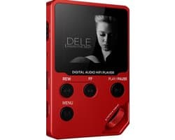 MP3-Speler - HiFi Muziekspeler - Bluetooth 5.0 MP3 Speler - Lossless Audio - Digitale Muziekspeler Met Scherm - 8GB Intern Geheugen + 64GB Uitbreidbaar - High Resolution Geluid - DAC - USB-C - Draagbaar - Audio Speler