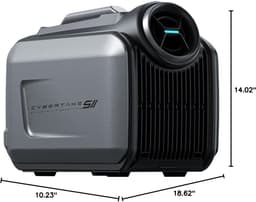 Cybertake S2 Pro draagbare Aircooler- Mobiele Airco -Tentairco met 5100 BTU koelvermogen en 6100 BTU verwarmingsvermogen -amping Airco 12V 24V 48V - Stil ≤55dB-voor caravan, camper, tent, vrachtwagen en thuis — thumbnail 2