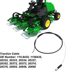 Dailygoods- Tractiekabel Hoge Duurzaamheid - Gaskabel Vervanging - Tractiecontrolekabel - Aandrijfkabel - Grasmaaier - OE-nummer 115-8435 — thumbnail 2