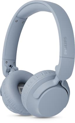 PHILIPS TAH4000 draadloze on-ear hoofdtelefoon, 70 uur afspeeltijd, Dynamic Bass, 32 mm drivers, Bluetooth 6.0 Multipoint, snelkoppelen, vervangbare kussentjes & batterij, licht & opvouwbaar – Licht Blauw — thumbnail 1