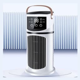Popalino® Airco Zonder Afvoerslang - Luchtkoeler - Aircooler - 7 Standen - Mobiel - Wit - 16cm x 16cm x 16cm — thumbnail 5