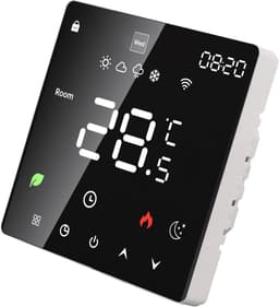 Slimme Thermostaat - Programmeerbare Thermostaat - Temperatuur Regelen - LCD Kleurenscherm - 41x86x86 mm - Wit — thumbnail 1