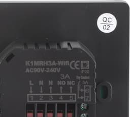Slimme Thermostaat - Programmeerbare Regelaar - Comfortabel Wonen - App Bediening - 41x86x86 mm - Zwart — thumbnail 4