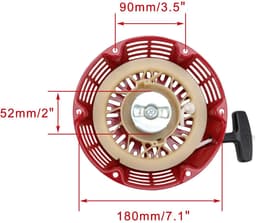 Omgoods- Trekstarter Vervanging - Geschikt voor GX240/GX270 - 9PK/8PK Motor Grasmaaier - Hoogwaardige Metaal/Aluminium - Eenvoudig te Installeren - Startmotor — thumbnail 5