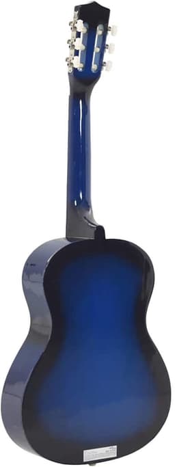 vidaXL - 8-delige - Gitaarset - klassiek - beginner - 3/4 - 36" - blauw — thumbnail 3