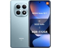 Xiaomi Redmi Note 15 5G - 8GB - 512GB - Glacier Blauw - Dual SIM