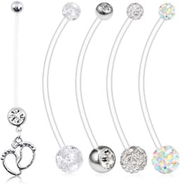 Solidchoice - Zwangerschapspiercing van Bioflex - 14G — thumbnail 1
