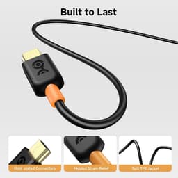 SnelShoppen - Mini USB naar USB-C Kabel 2,0 m - 480 Mbps Data Overdracht en 15W Opladen - Compatibel met Gamecontroller, GPS, Camera, Dashcam - Zwart — thumbnail 4