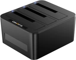 Harde Schijf Docking Station - Externe Opslag Harddisk Behuizing - Data Beheer - Ondersteunt 3 Schijven — thumbnail 1