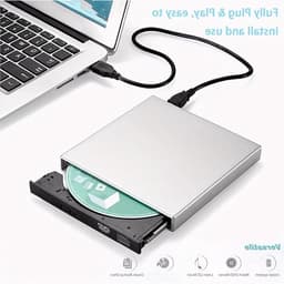 Externe DVD-speler - CD Brander - Bestanden Archiveren - Plug and Play - Draagbaar - Zwart — thumbnail 1